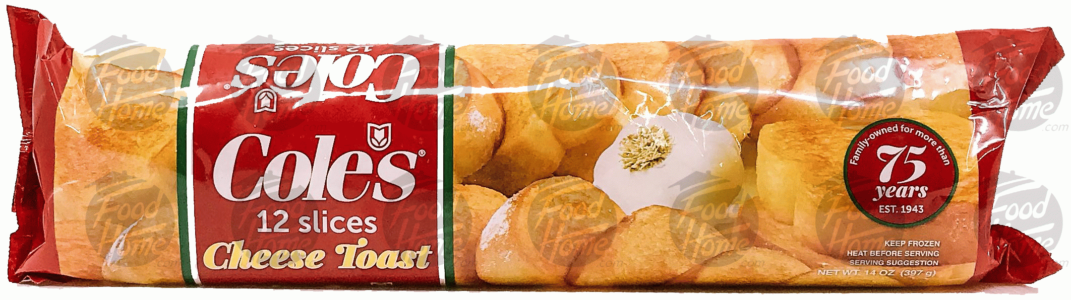 Cole's&nbsp;&nbsp;frozen cheese garlic toast, 12 slices Full-Size Picture